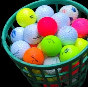 Assorted Golf Balls 100 Count Pre-owned HIT-AWAY